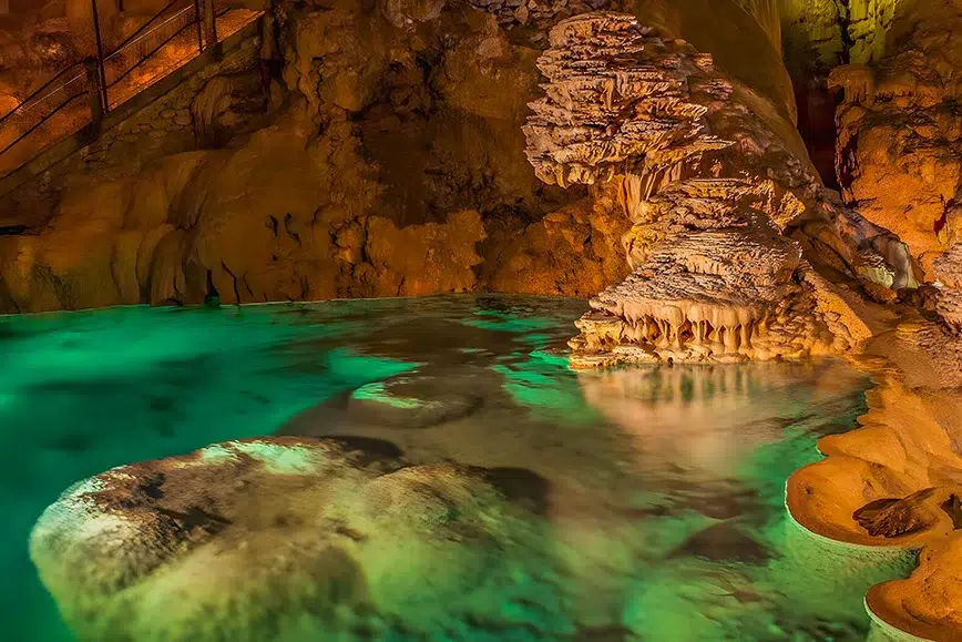 The underground chamber at Gouffre Padirac  