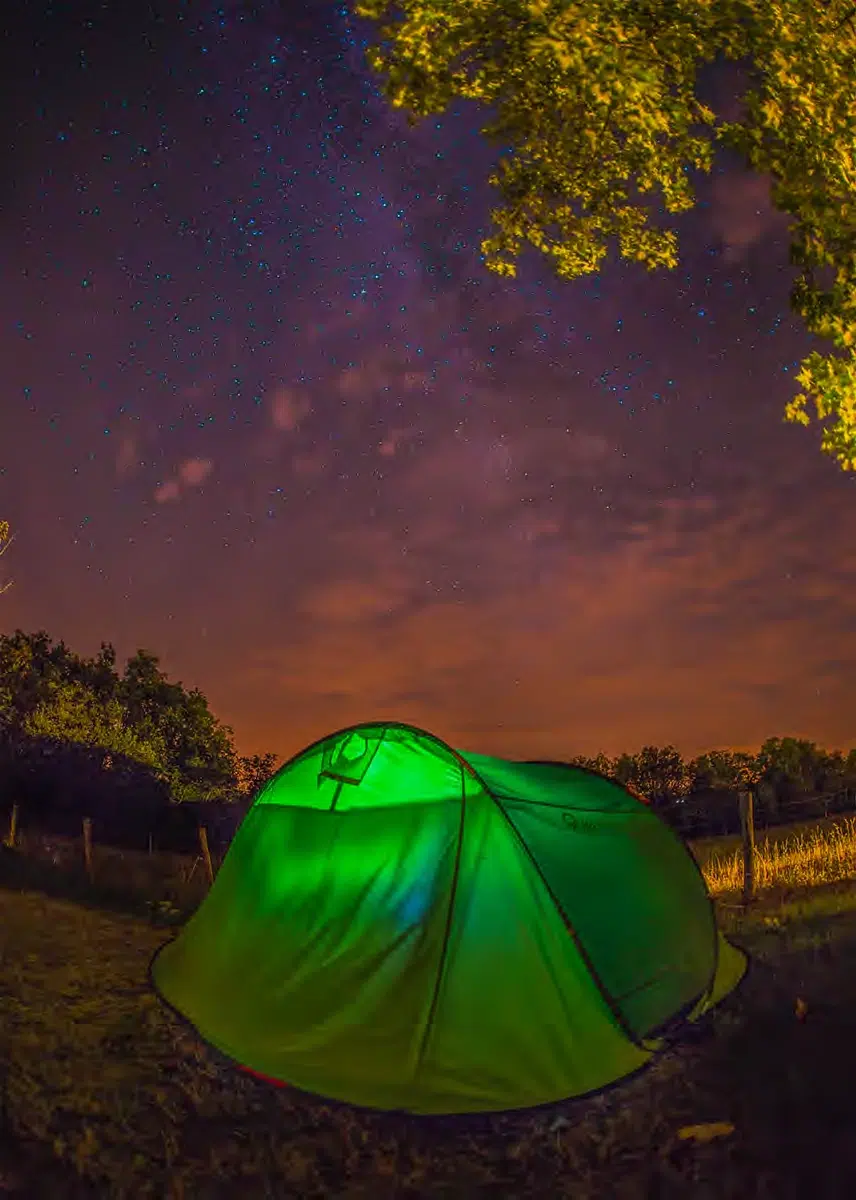 ciel etoile camping les hirondelles dans le lot