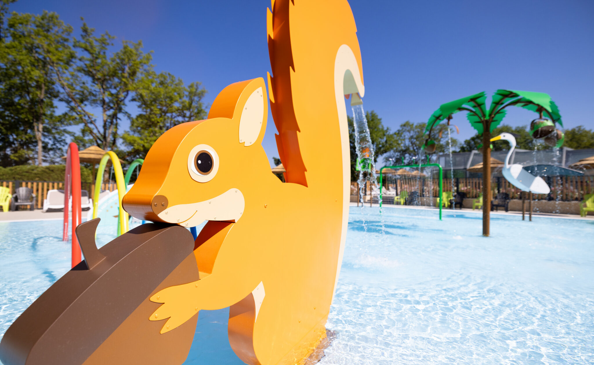 espace aquatique enfants camping lot